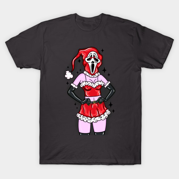 Santa Baddie T-Shirt by BreezyArtCollections 